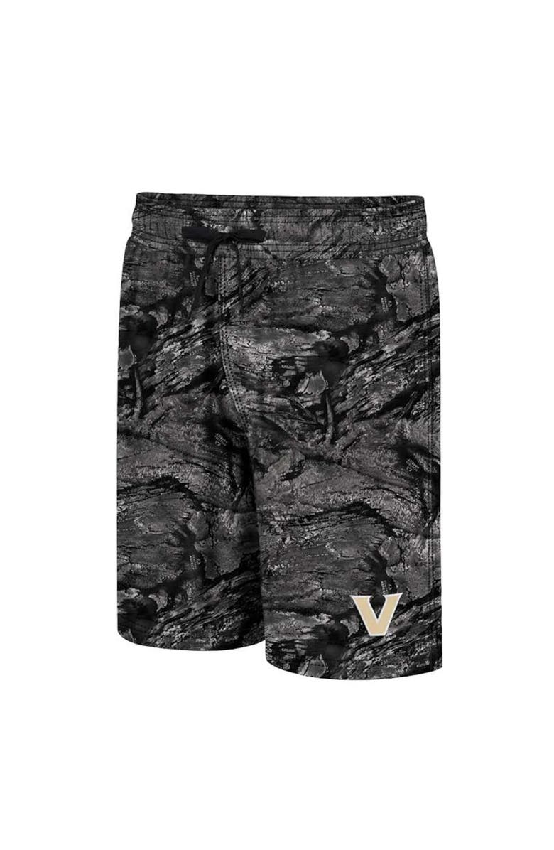 COLOSSEUM Men's Colosseum Charcoal Vanderbilt Commodores Realtree Aspect Ohana Swim Shorts, Alternate, color, 
