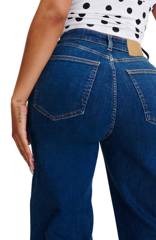 Cotton On Curvy Stretch Wide Jean In Blue