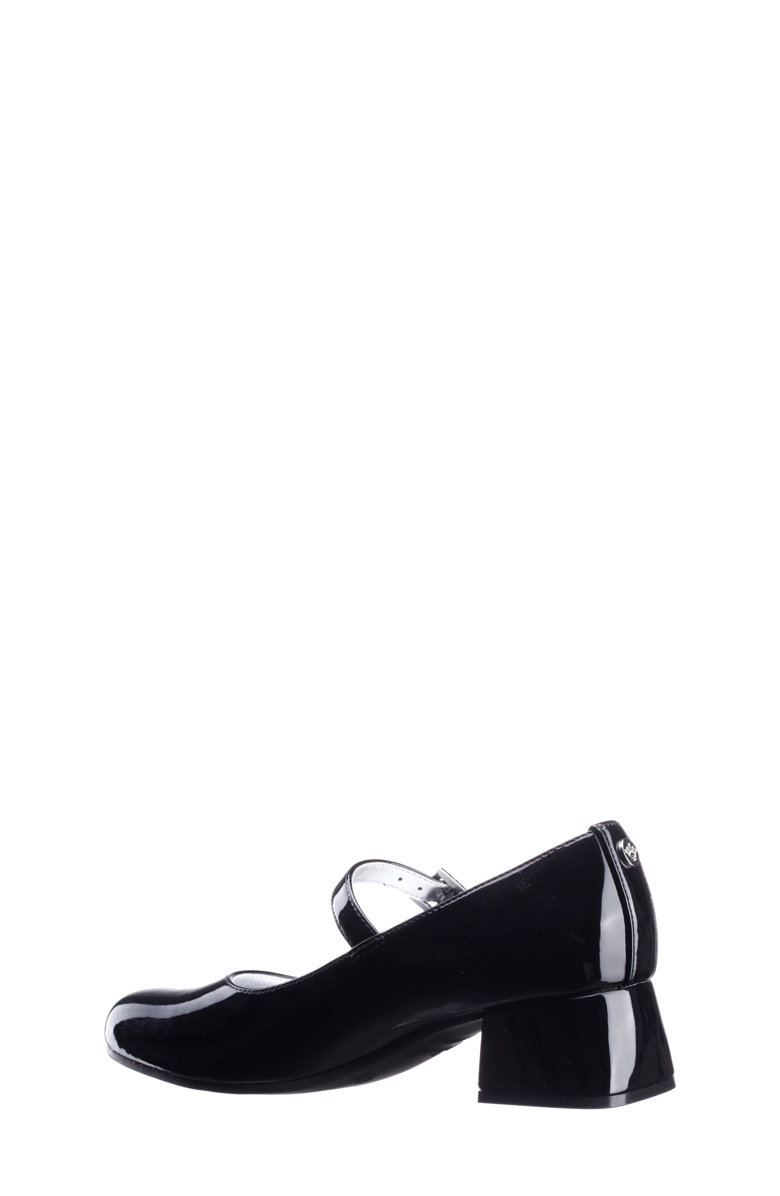 Nina Kids' Mila Mary Jane, Alternate, color, Black Patent