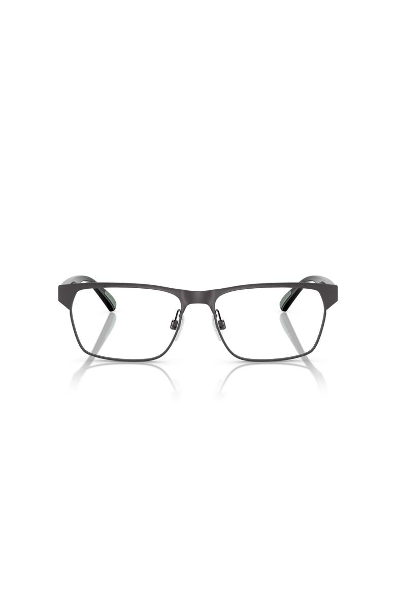 Polo Ralph Lauren 57mm Rectangle optical glasses, Alternate, color, Grey
