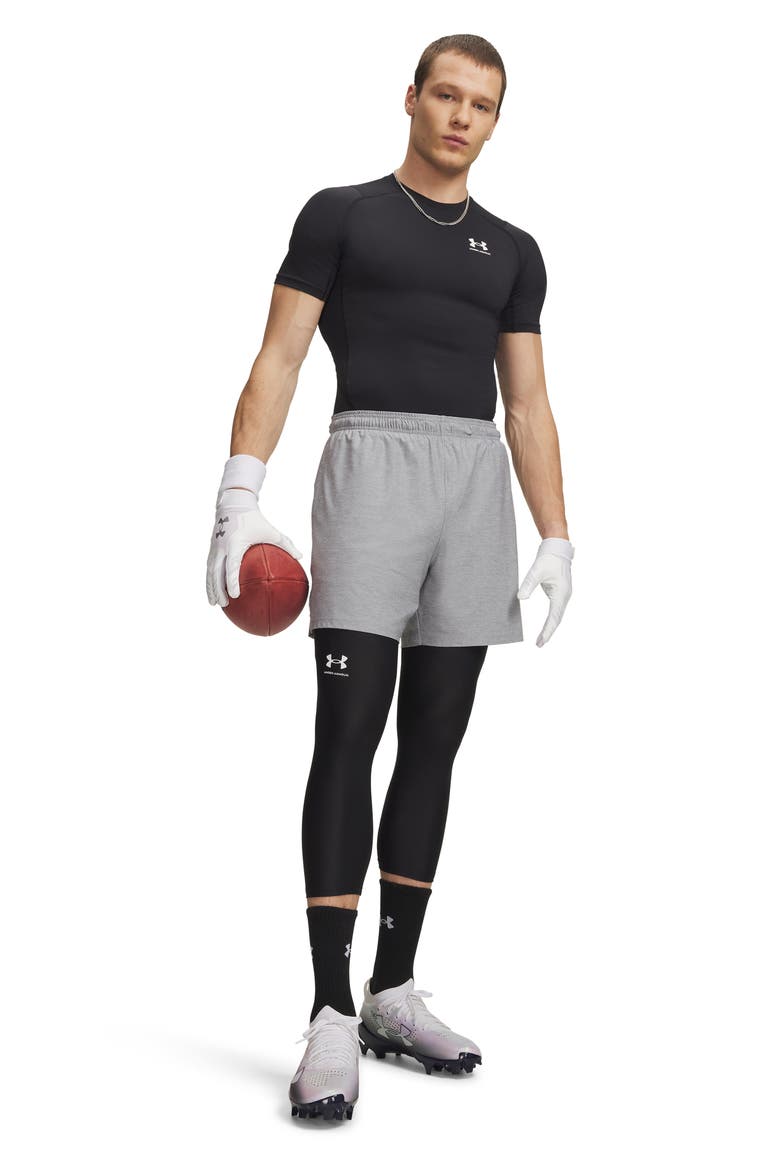HeatGear® 3/4 Leggings, Alternate, color, 001 BLACK
