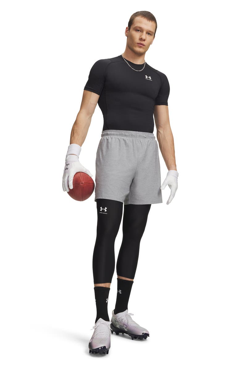 Under Armour HeatGear<sup>®</sup> 3/4 Leggings, Alternate, color, 001 Black