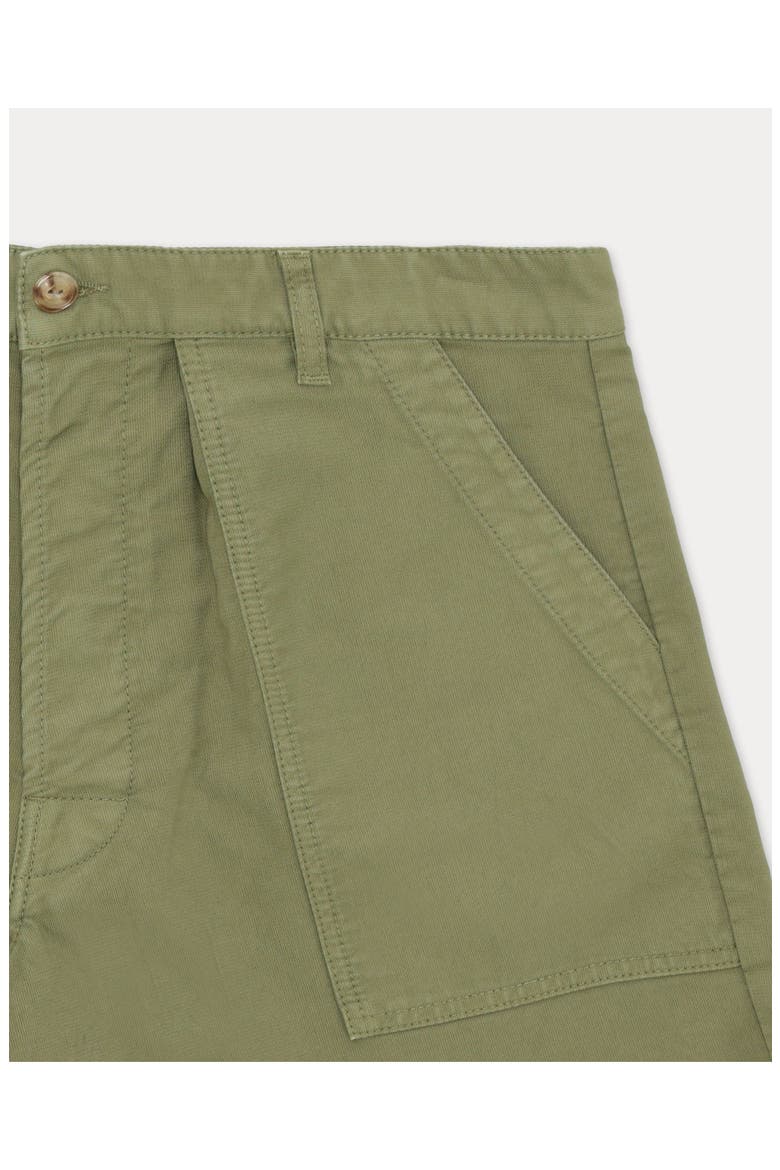 Colonel Cotton Bermuda shorts, Alternate, color, Olive Green