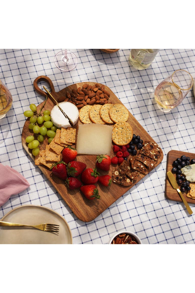 Large Acacia Loop Serve Board, Alternate, color, Wood