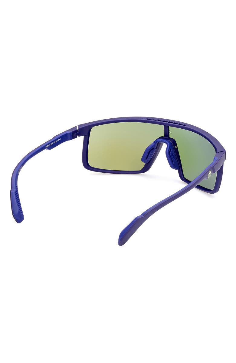 adidas Shield Sunglasses, Alternate, color, Blue / Mirror Violet