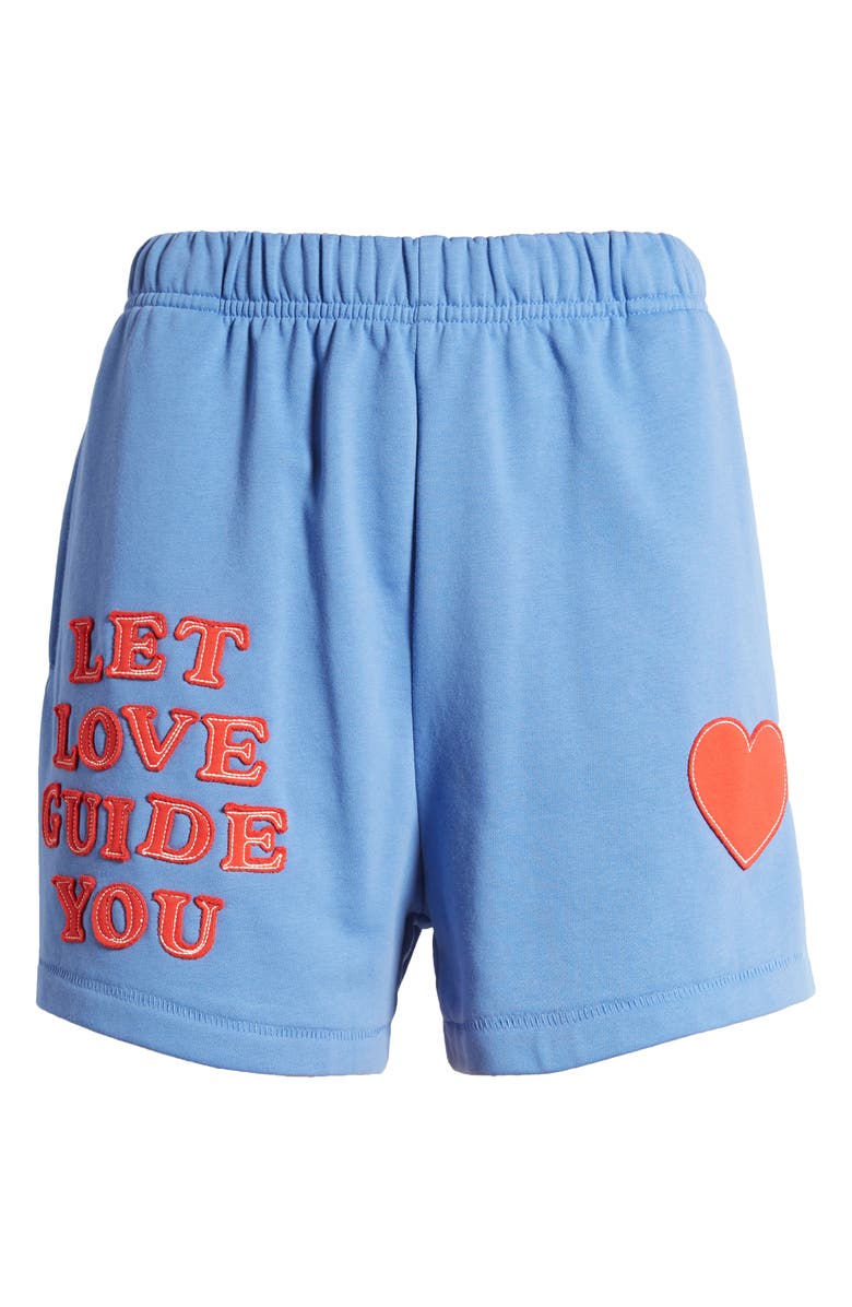 THE MAYFAIR GROUP Let Love Guide You Sweat Shorts, Alternate, color, 