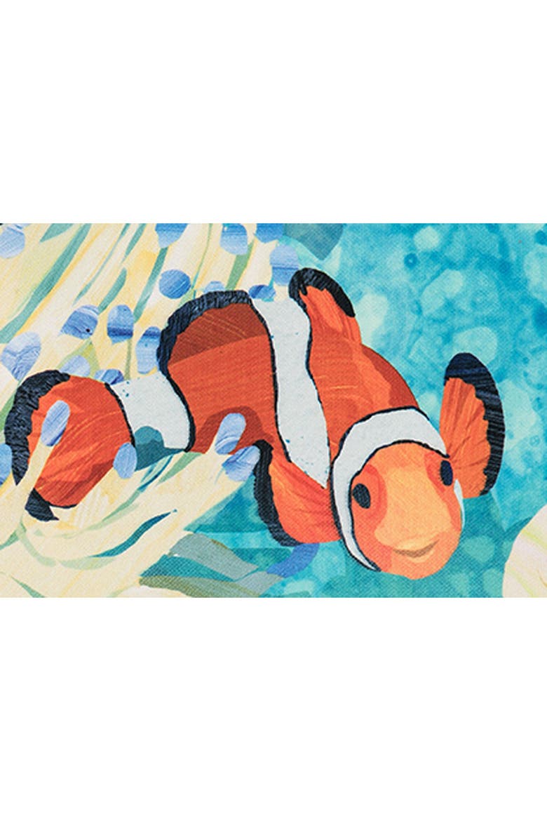 Coral Reef Printed Placemats Set of 6, 13.5" x 19", Alternate, color, Blue