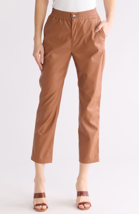 Women's Brown Leather Pants | Nordstrom Rack Women's Brown Leather Pants | Nordstrom Rack
