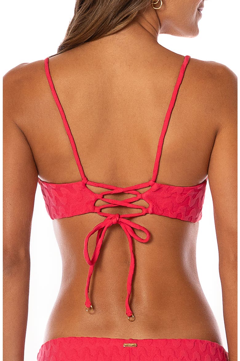 Apple Red Rocks Reversible Bikini Top, Alternate, color, RED