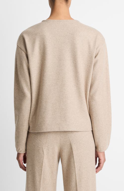 Vince Elevated Wool Blend Sweater In Neutral