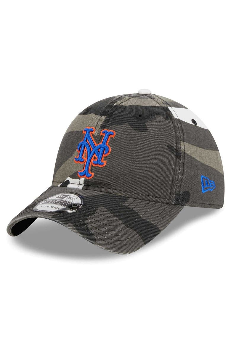 New Era Men's New Era New York Mets Camo 9TWENTY Adjustable Hat, Main, color, 
