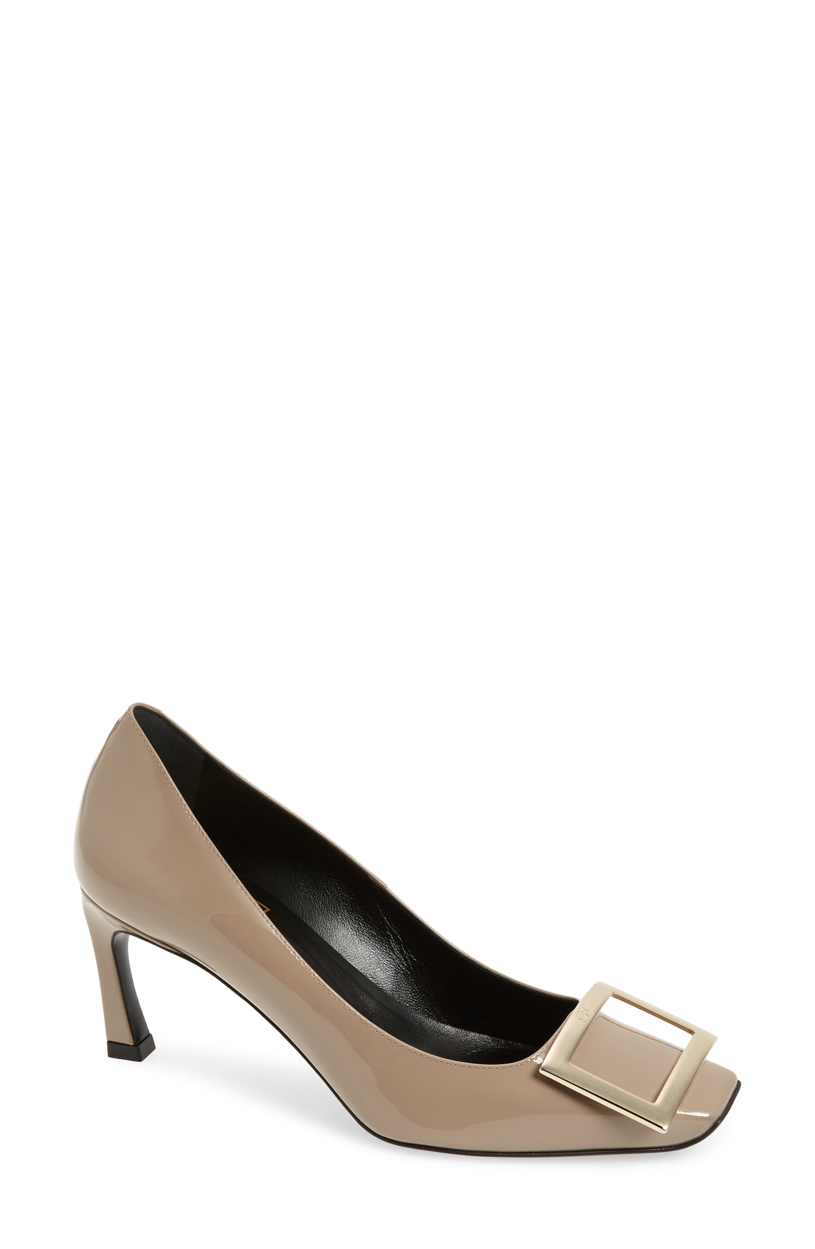Roger Vivier Belle Vivier Trompette Pump, Main, color, Cement Grey