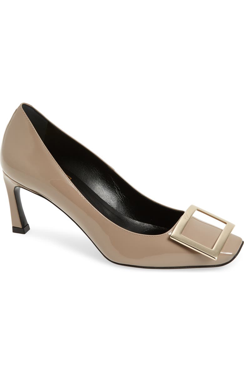 Roger Vivier Belle Vivier Trompette Pump, Main, color, Cement Grey