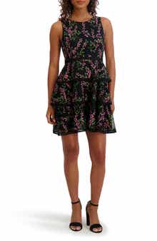 Kensie Embroidered Minidress