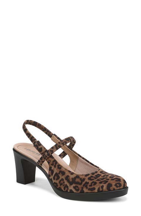 Evoke Slingback Mary Jane Platform Pump (Women)