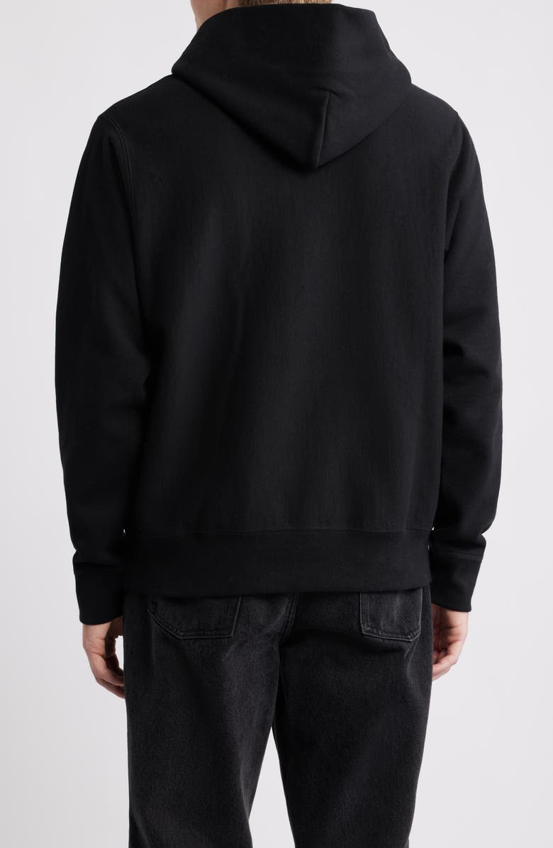 EDWIN Relaxed Fit Hoodie, Alternate, color, Black