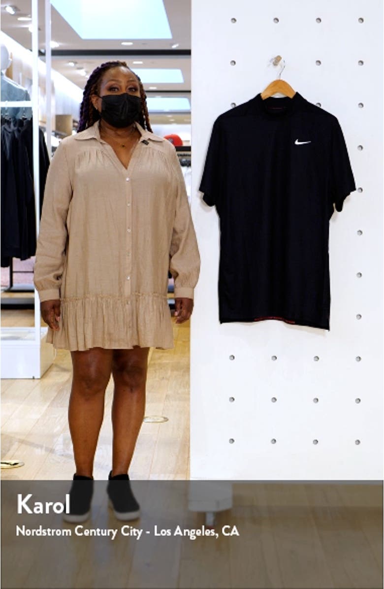 Nike Dri-FIT Tiger Woods Mock Neck Golf T-Shirt, sales video thumbnail