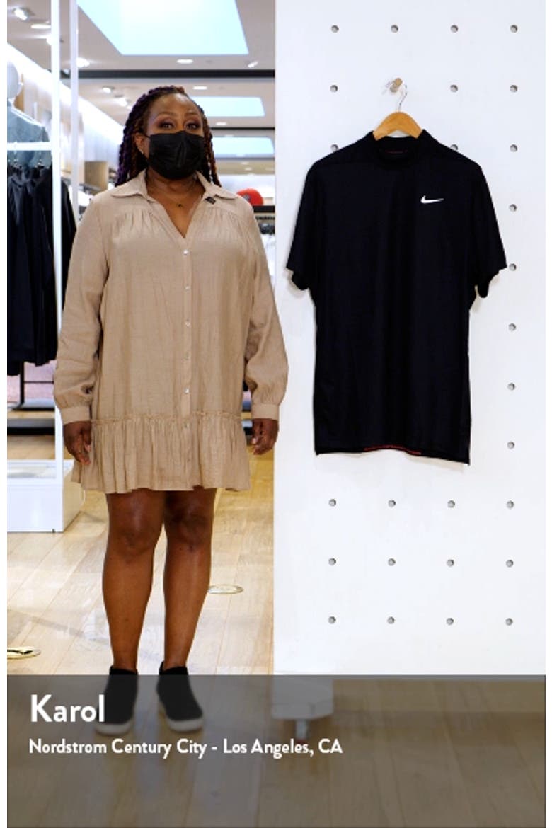 Nike Dri-FIT Tiger Woods Mock Neck Golf T-Shirt video