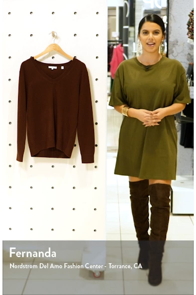Weekend V-Neck Cashmere Sweater video