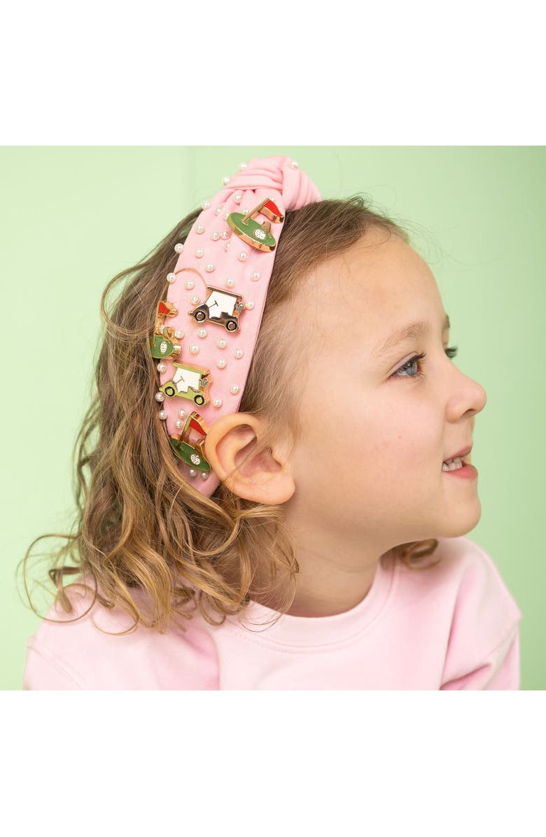 Sweet Wink Golf Gemstone Headband, Alternate, color, Blush Pink