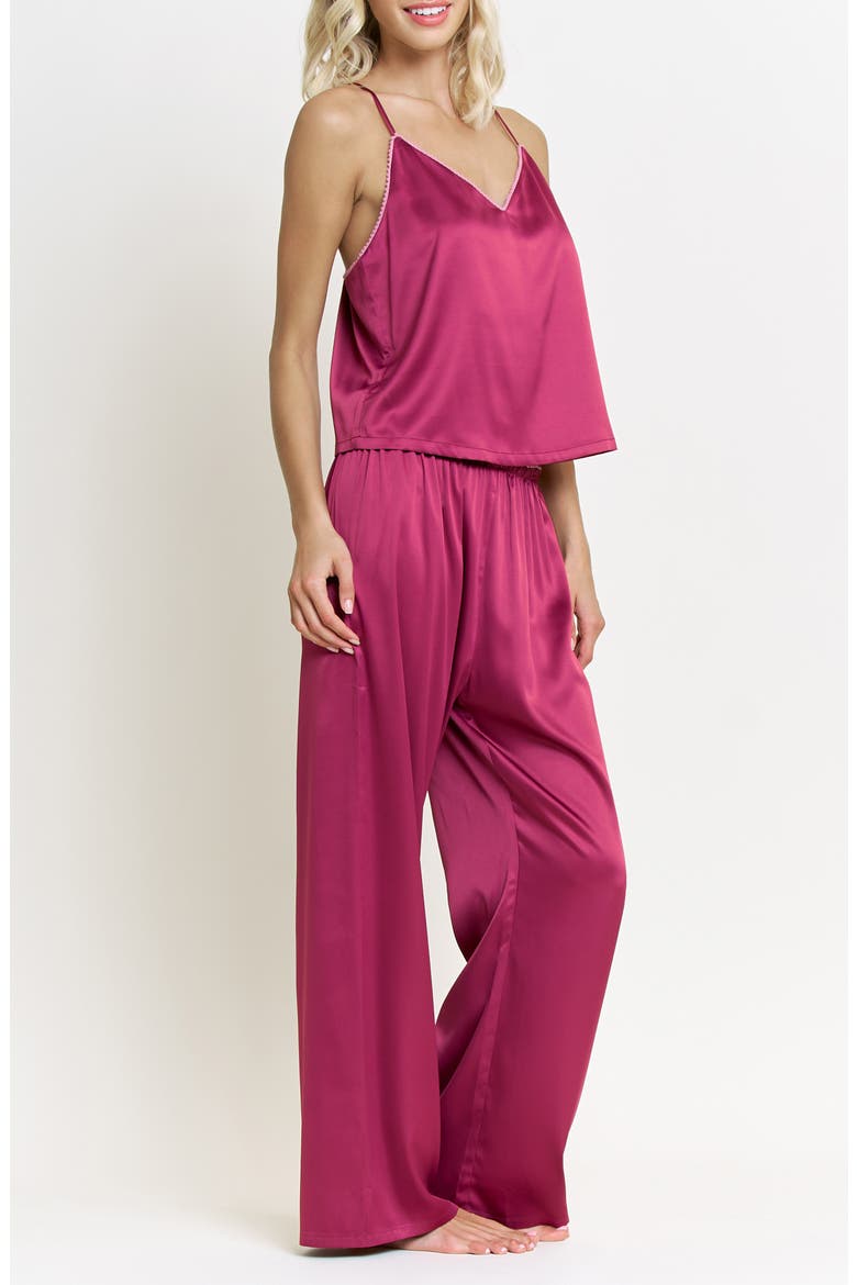 Off to Bed Pajamas, Alternate, color, MULBERRY