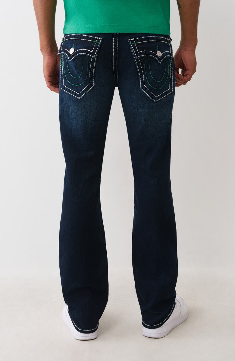 True Religion Ricky Big T Straight Leg Jeans, Alternate, color, Dark Mahogany Wood Wash