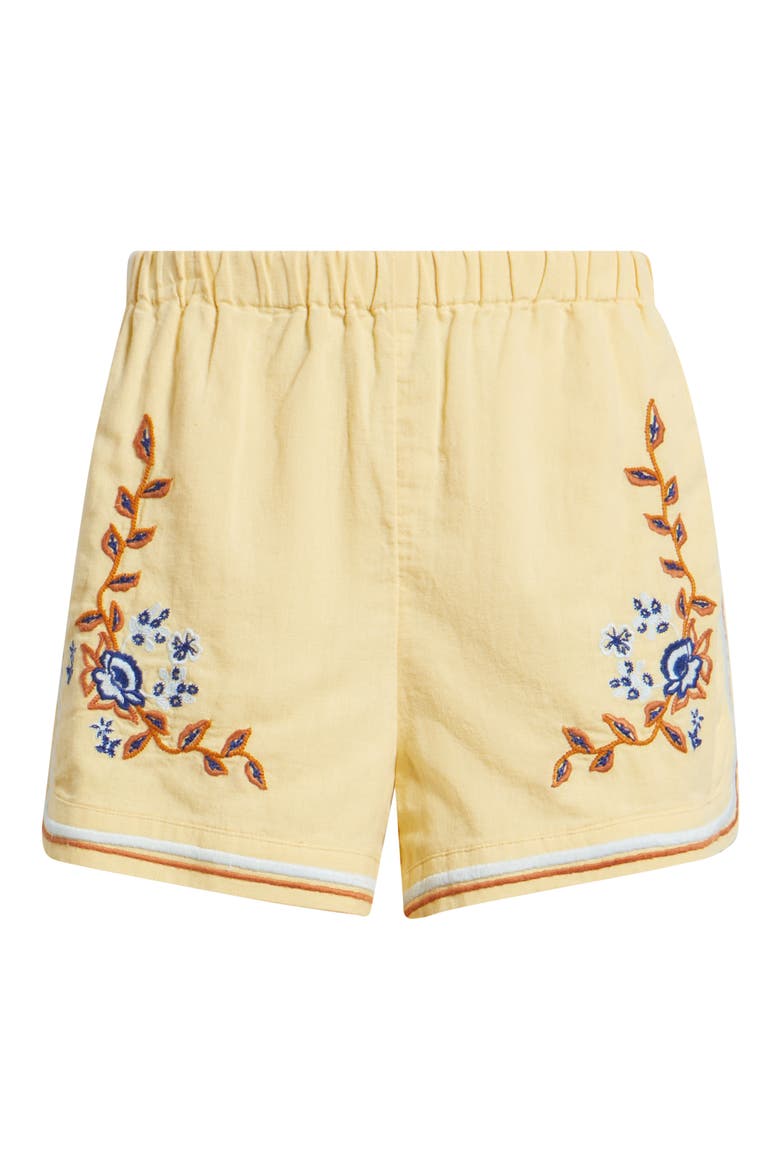 Wes Embroidered Shorts, Alternate, color, IMPALA