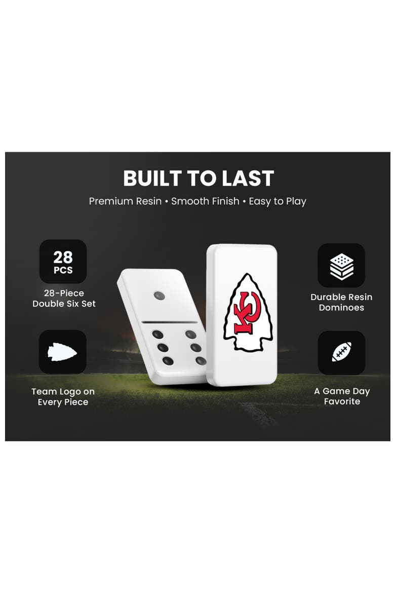 Kansas City Chiefs Dominoes, Alternate, color, Multicolor
