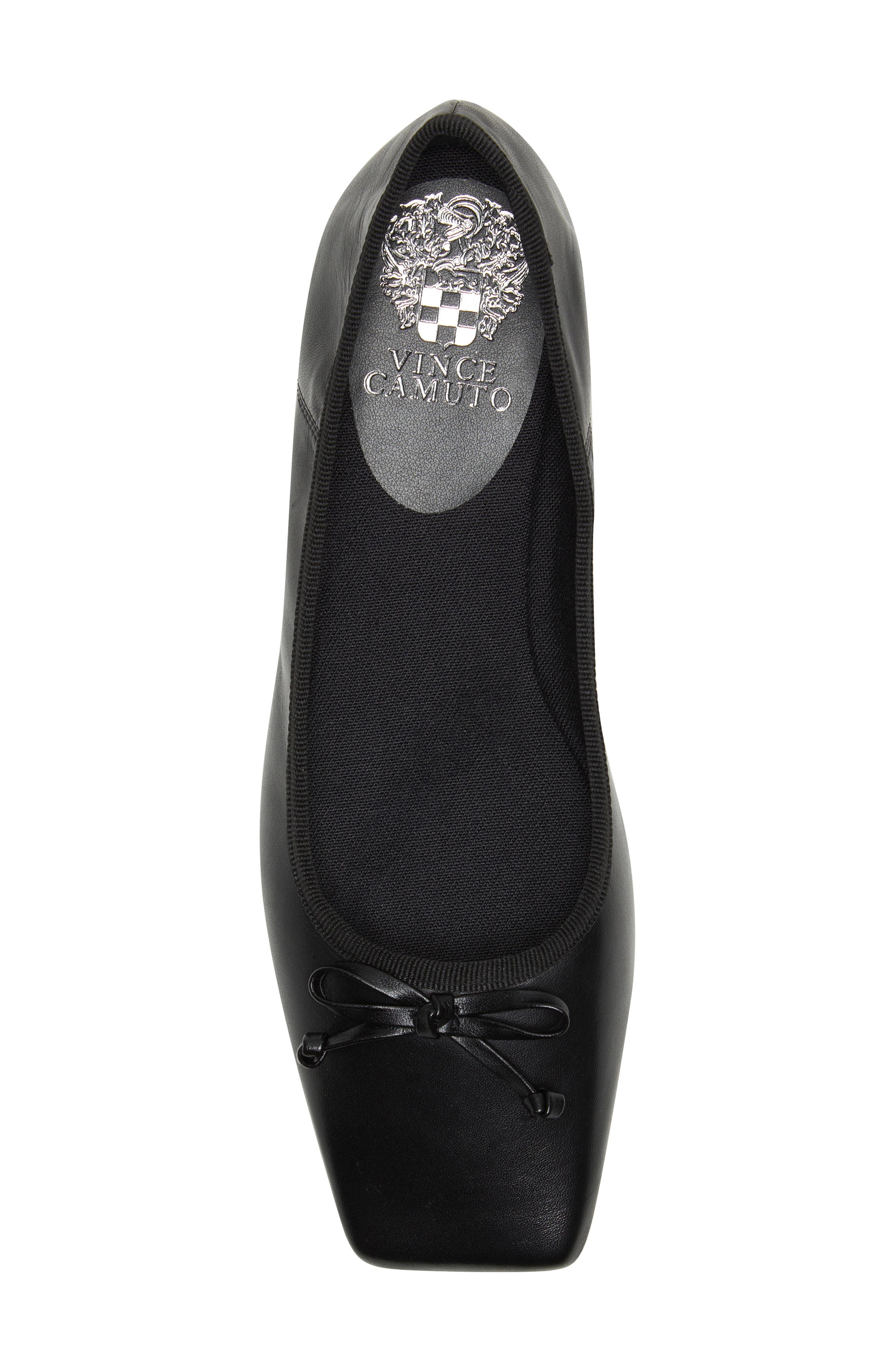 Vince Camuto Elanndo Square Toe Ballet Flat, Alternate, color, 