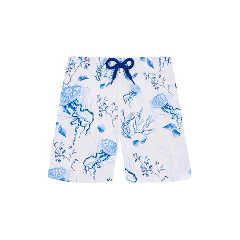 Medusa and Shells Stretch Swim Shorts