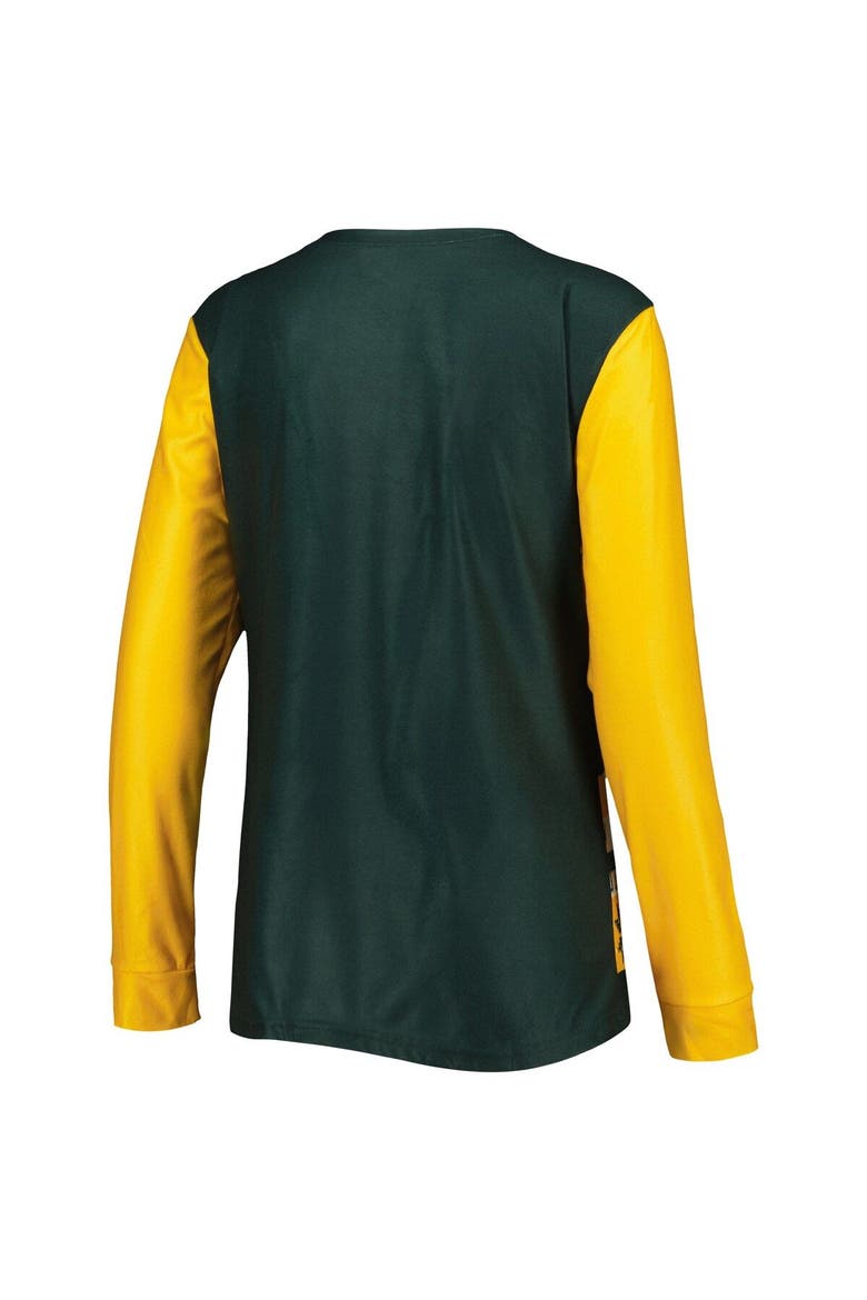 Women's FOCO Green Green Bay Packers Holiday Ugly Pajama Set, Alternate, color, Green