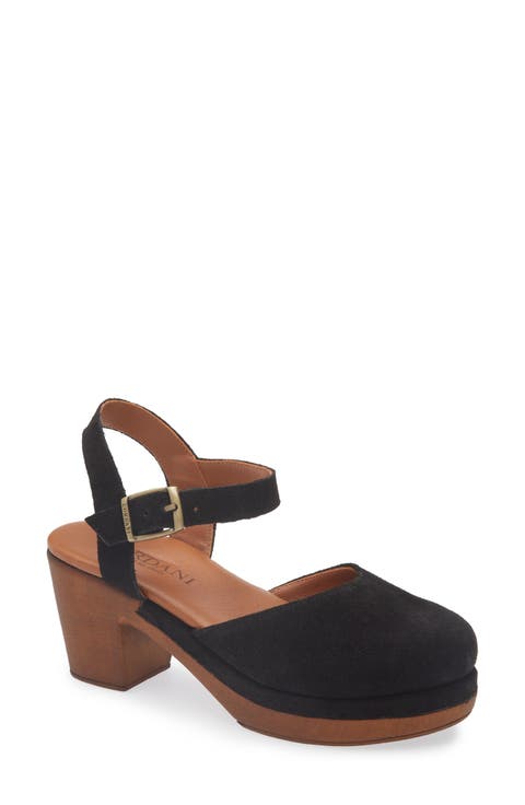 Warner Ankle Strap Platform Clog (Women)