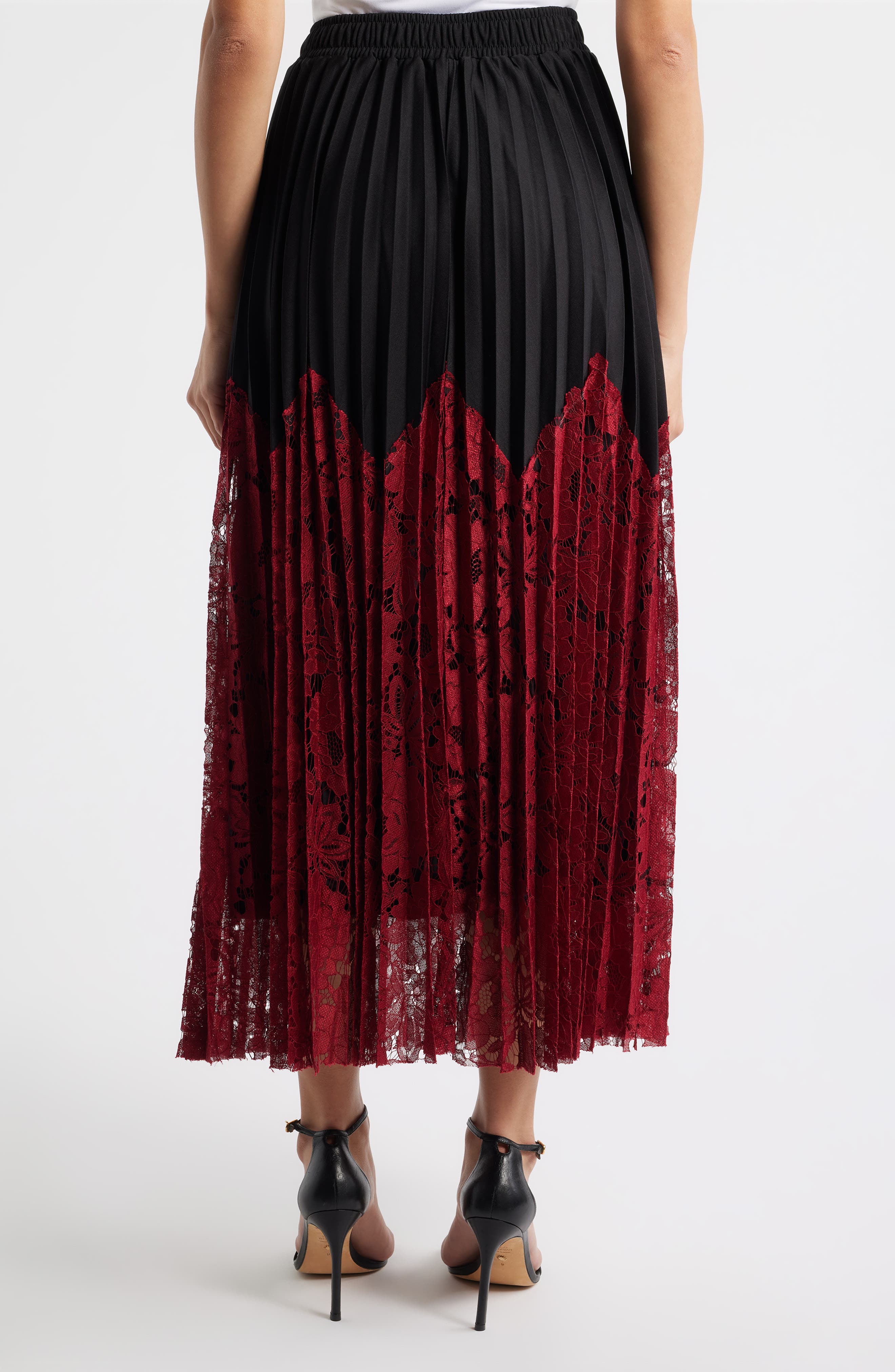 Renly Pleated Lace Skirt - image 4