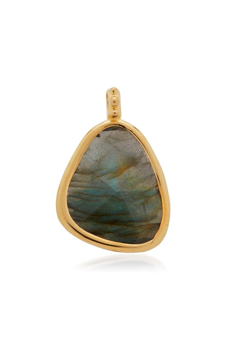 Deia Stone Pendant Charm, Main, color, 18CT GOLD VERMEIL ON STER SLVR