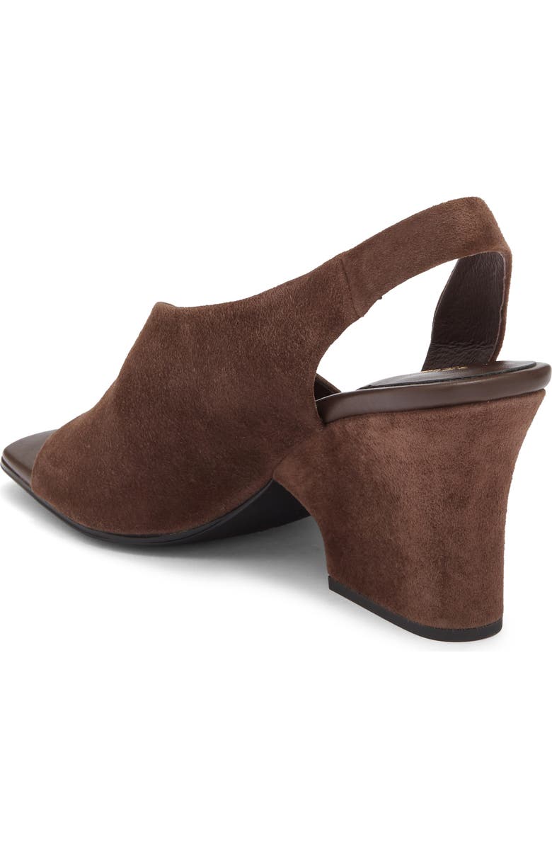 Jeffrey Campbell Pastiche Half d'Orsay Sandal, Alternate, color, Brown Suede