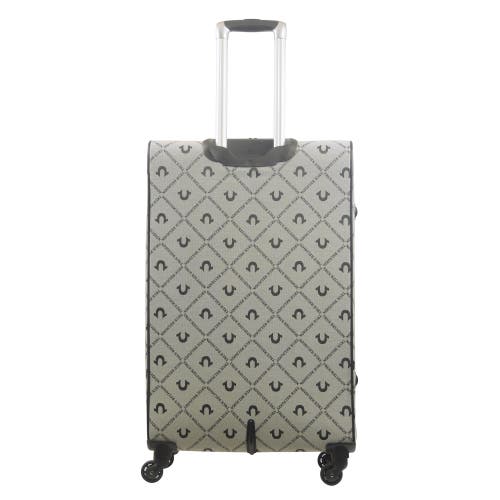 TRUE RELIGION TRUE RELIGION SOFT SIDED 31" EXPANDABLE, SPINNER LUGGAGE BUDDAH PATCH
