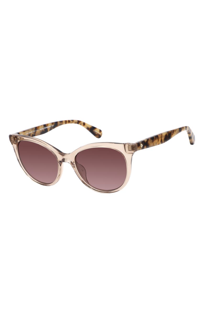 Kate Spade New York karlee 53mm gradient round sunglasses, Alternate, color, Pink