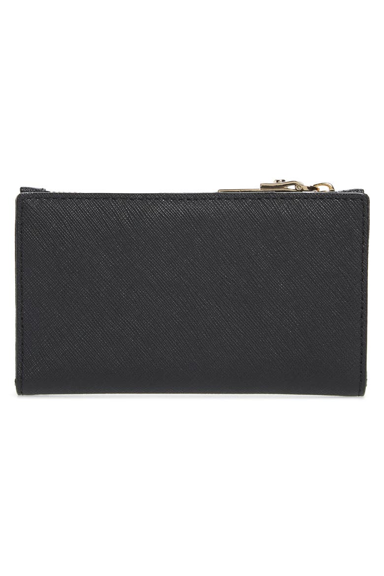 cameron street – mikey crosshatched leather wallet, Alternate, color, Z/DNUBLACK