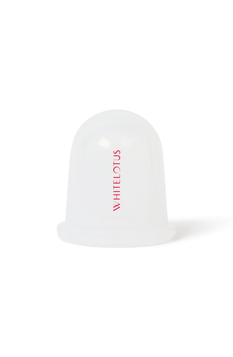 White Lotus Beauty Premium Jade Roller & Body Sculpting Cupping Kit, Alternate, color, White