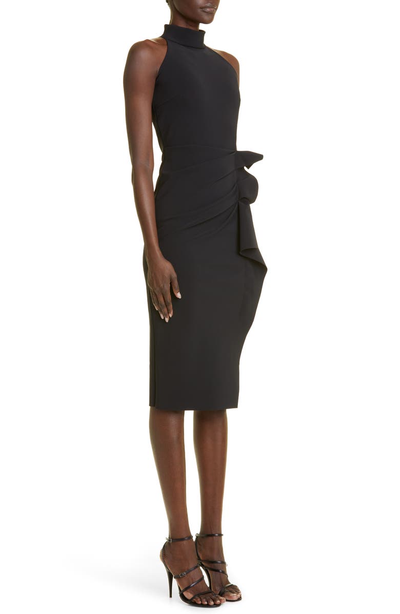 Chiara Boni La Petite Robe Gudrum High Neck Cocktail Dress, Alternate, color,