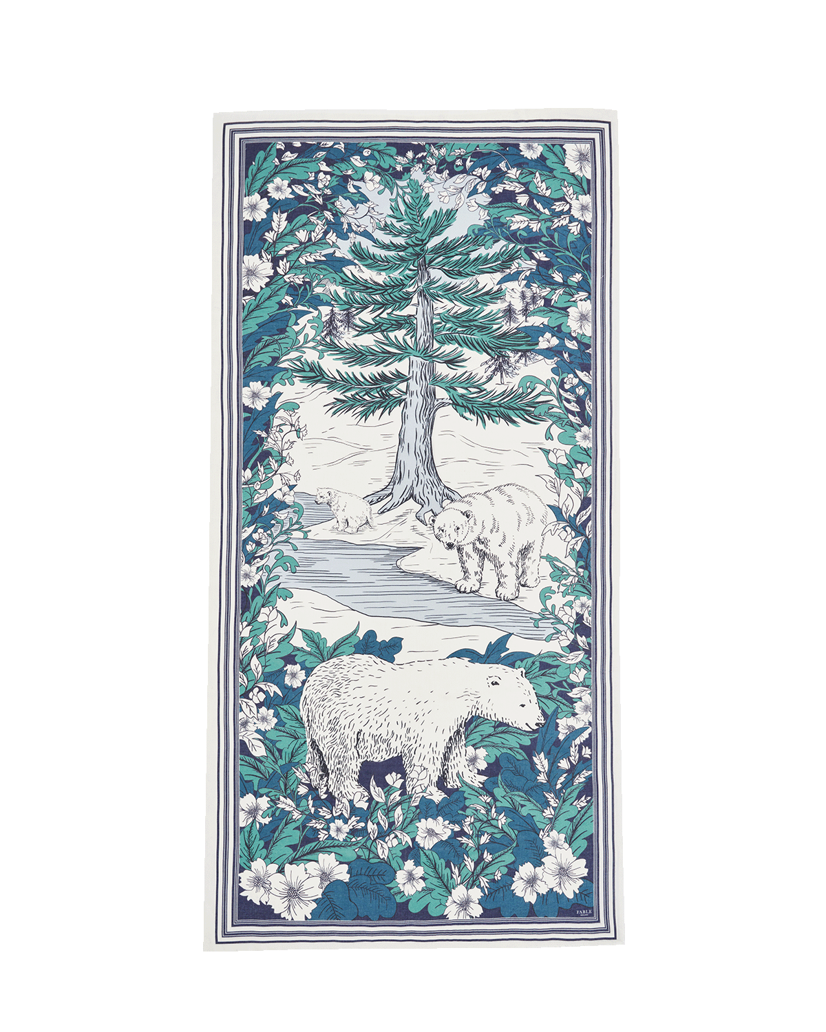 selected Teal & Ivory