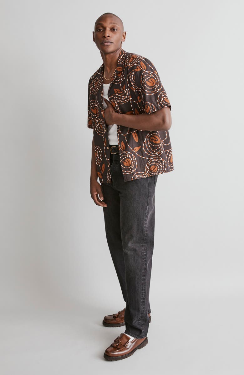 Madewell Boxy Short Sleeve Button-Up Shirt, Alternate, color,