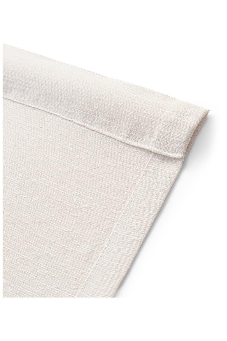 Bahia 3-Piece Valence & Tier Curtain Panel Set, Alternate, color, LINEN