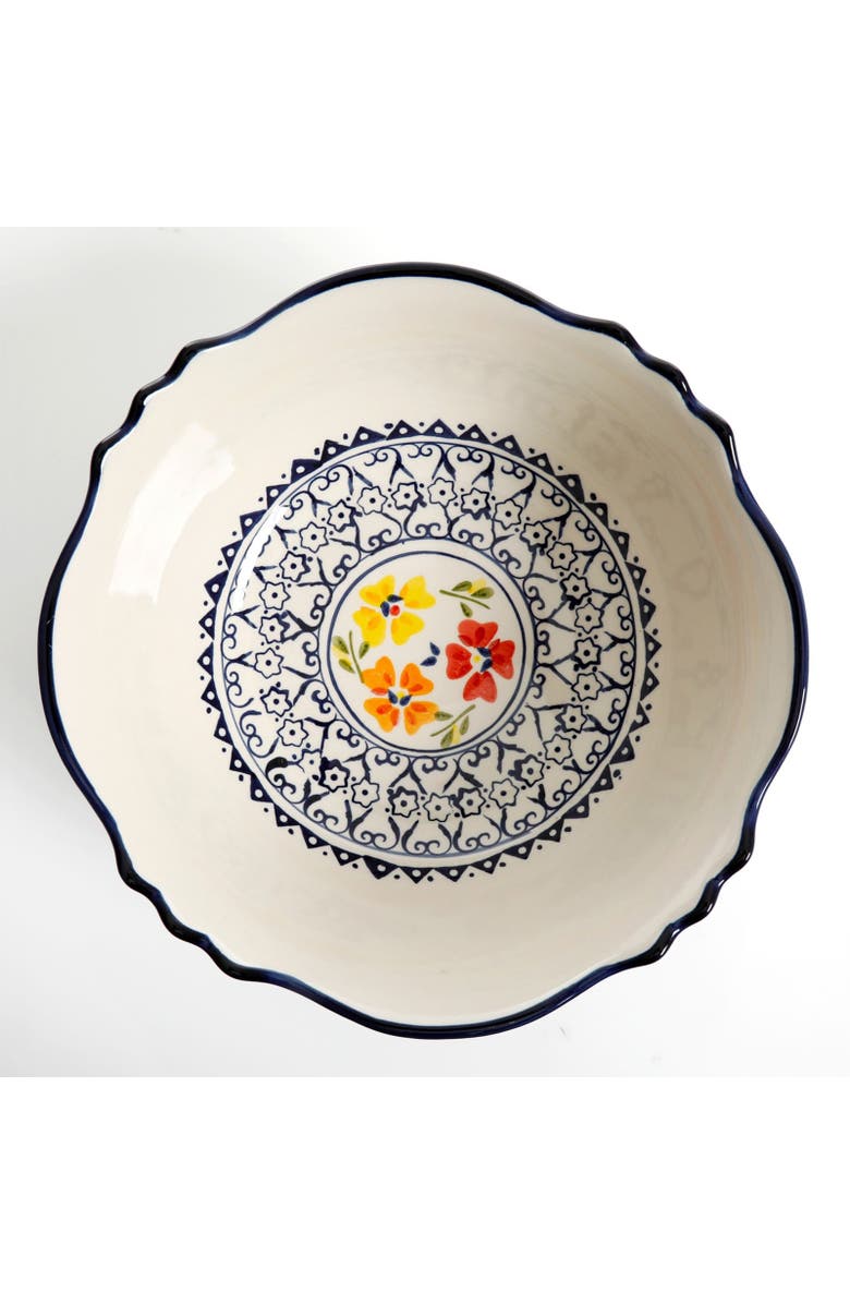 Gibson Home Luxembourg 2 Piece Stoneware Bowl Set, Alternate, color, White