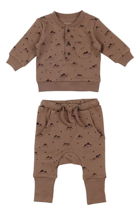 Organic Cotton Sweatshirt & Joggers Set (Baby)