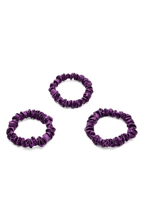 3-Pack Skinny Silk Scrunchies