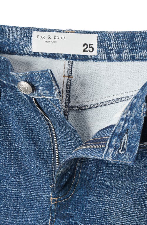 Rag & Bone Miramar Terry Shea Relaxed Straight Jeans In Blue