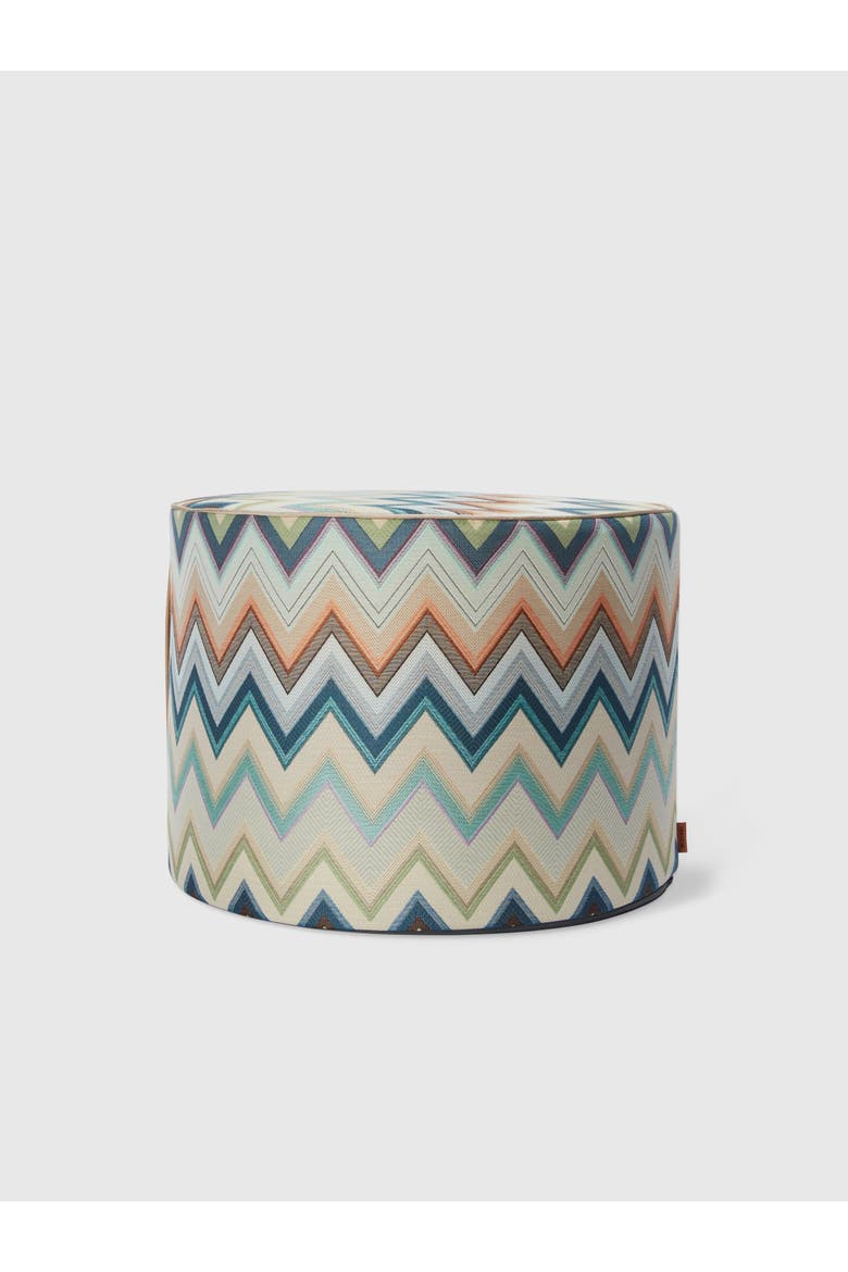 Agadir Cylindrical Pouffe 40x30 Cm, Main, color, Blue
