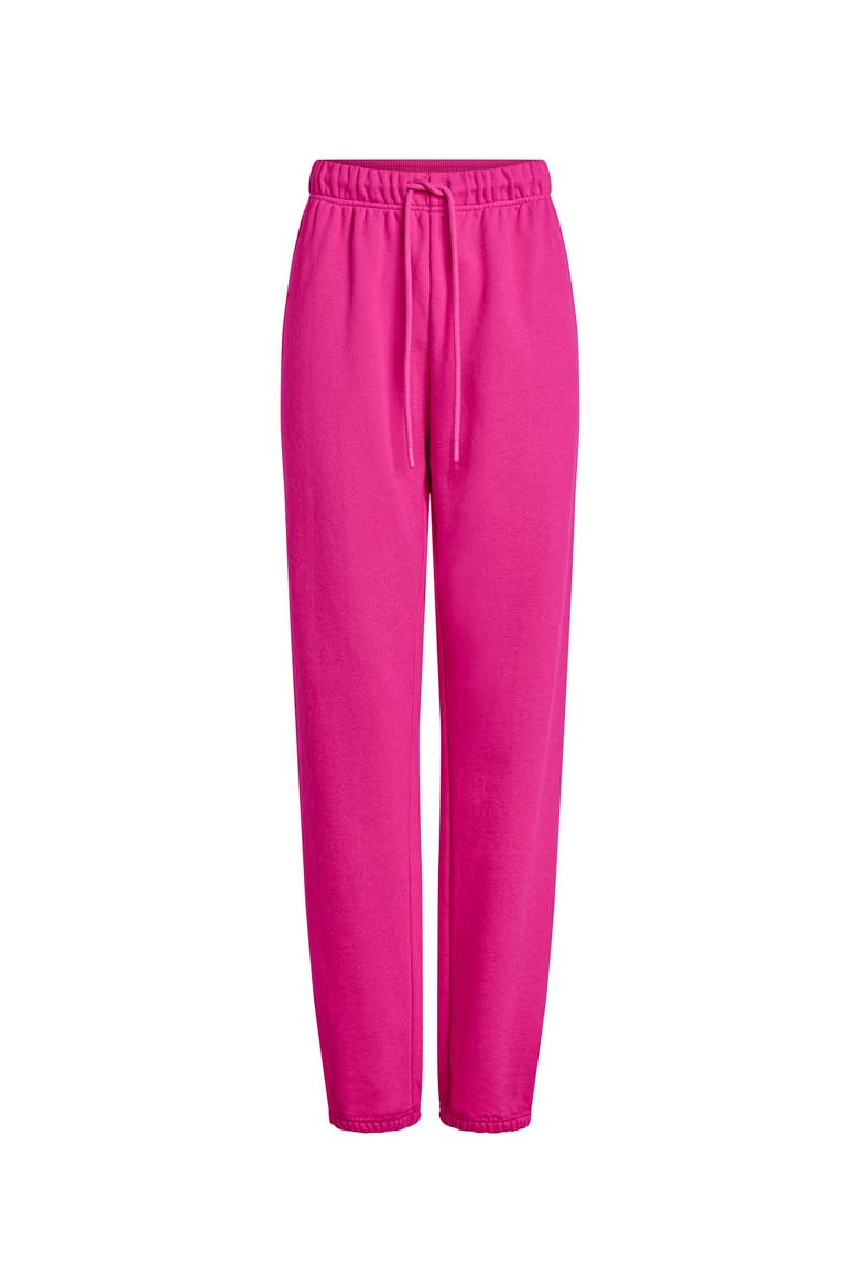 French Terry Joggers, Main, color, Pink Yarrow