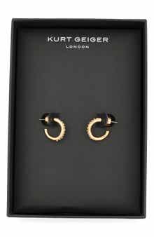 Pavé Crystal Mini Huggie Hoop Earrings